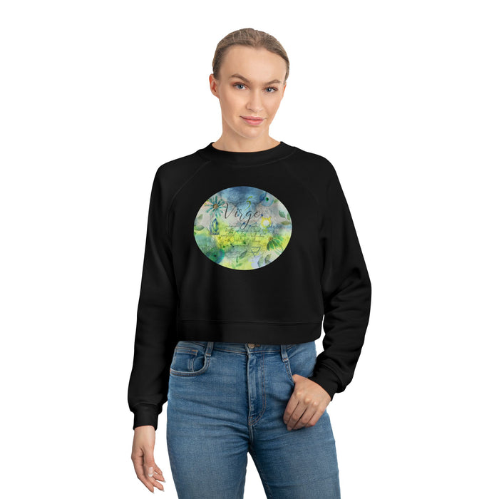 Virgo Women's Cropped Fleece Pullover