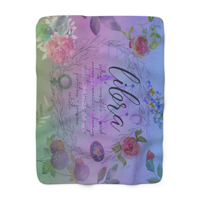 Libra Sherpa Fleece Blanket