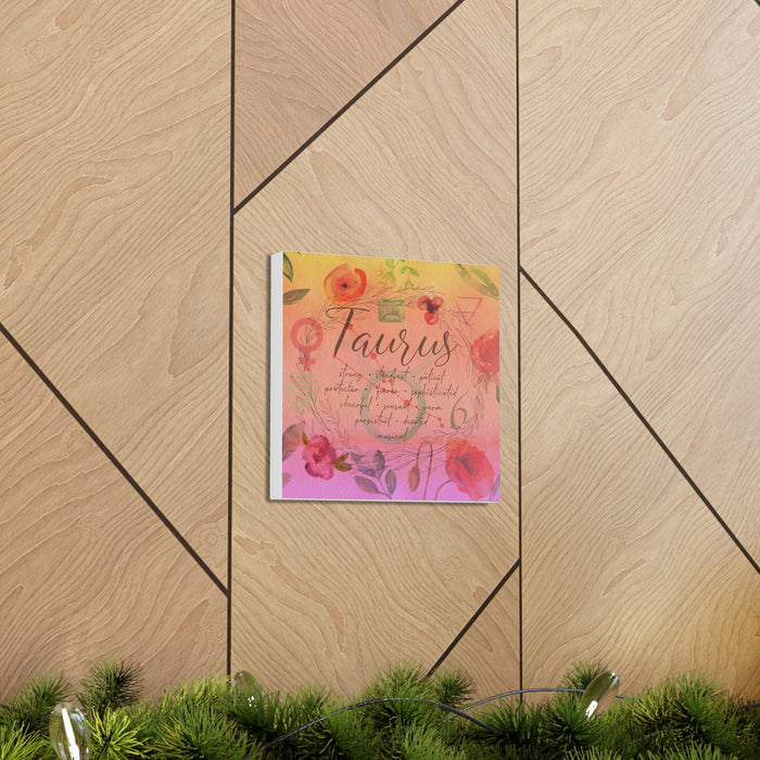 Taurus Canvas Gallery Wraps