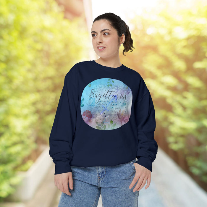 Sagittarius Unisex Garment-Dyed Sweatshirt