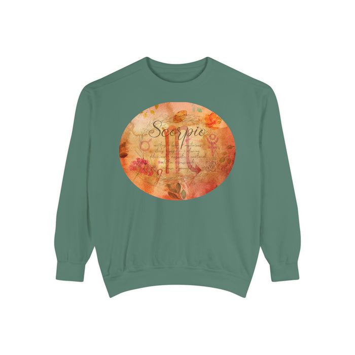 Scorpio Unisex Garment-Dyed Sweatshirt