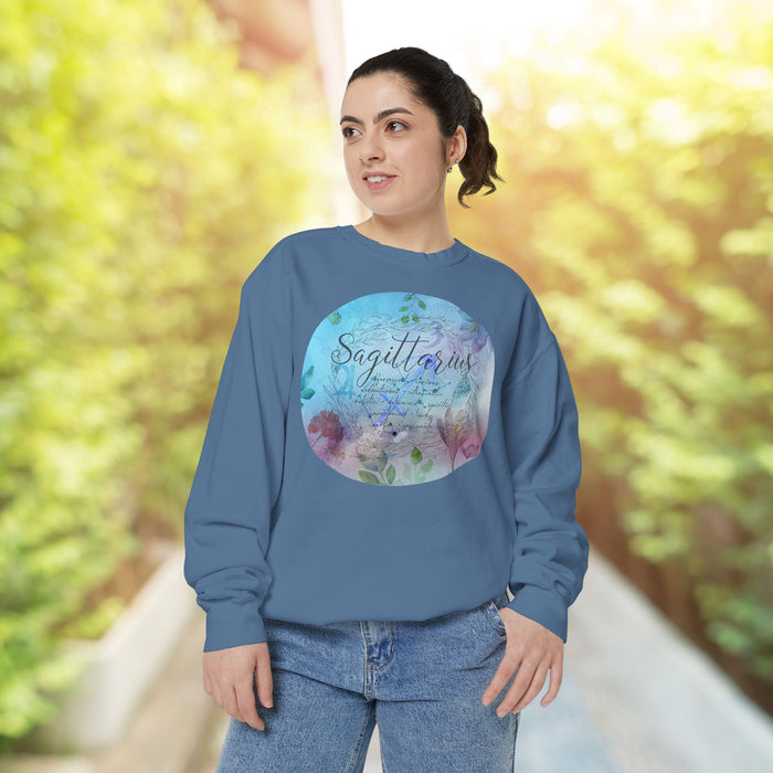 Sagittarius Unisex Garment-Dyed Sweatshirt