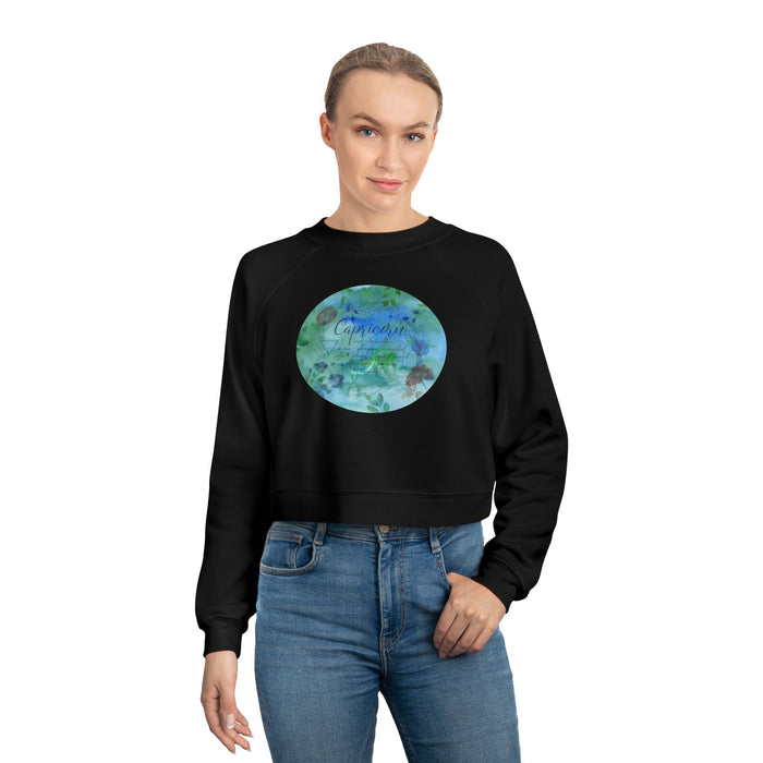 Capricorn Women's Cropped Fleece Pullover