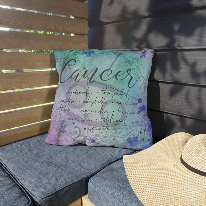 Cancer Outdoor Pillows