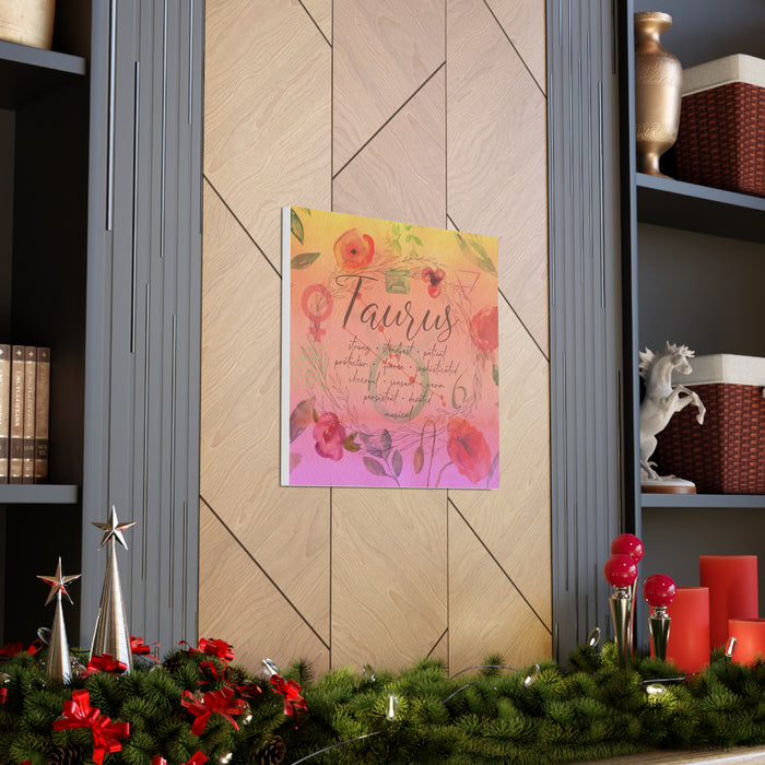 Taurus Canvas Gallery Wraps