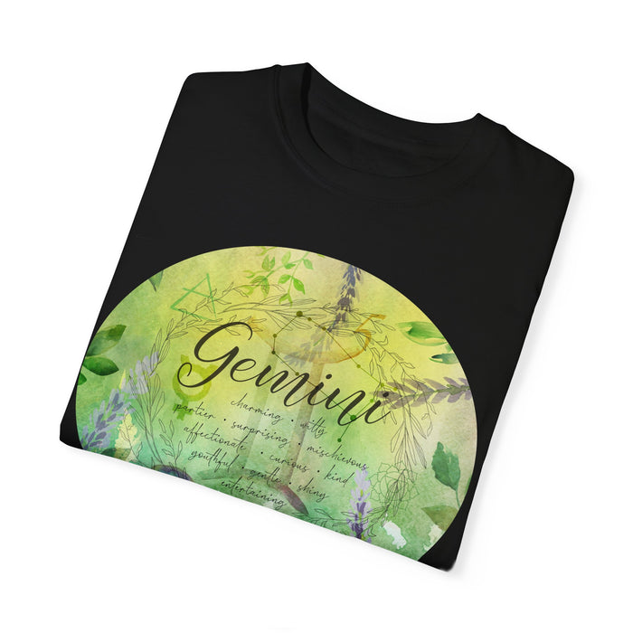 Gemini Unisex Garment-Dyed T-shirt