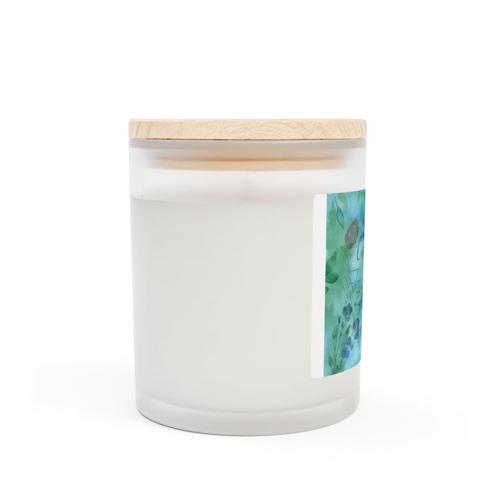 Capricorn Frosted Glass Candle, 11oz