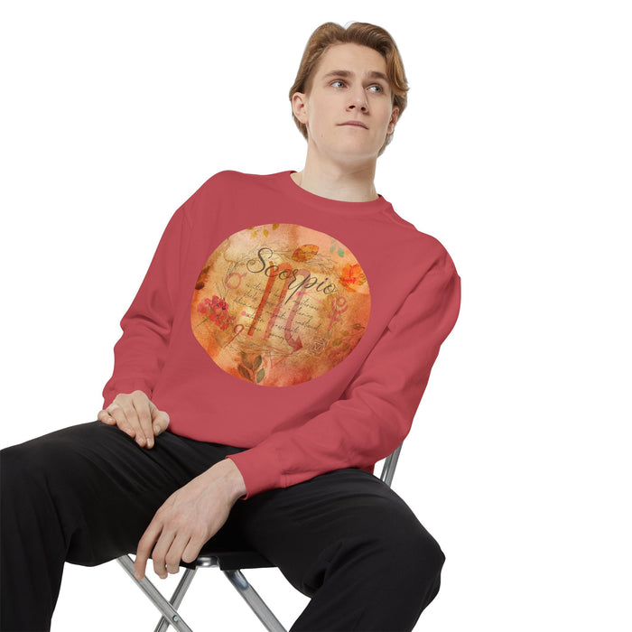 Scorpio Unisex Garment-Dyed Sweatshirt