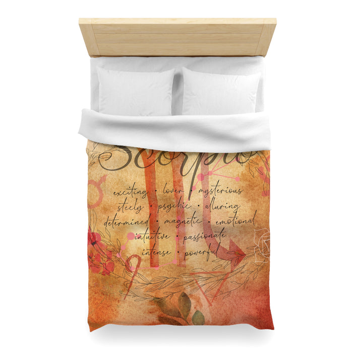 Scorpio Microfiber Duvet Cover