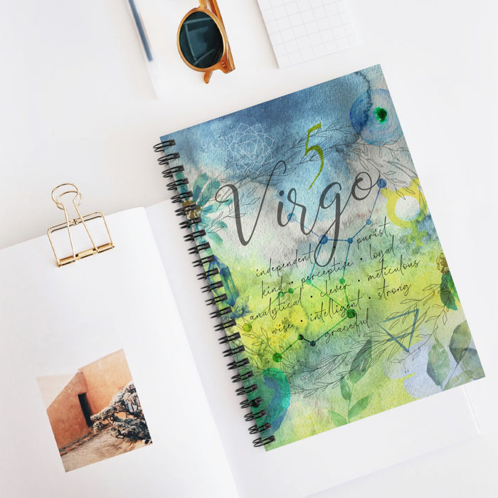 Virgo Spiral Notebook - Ruled Line