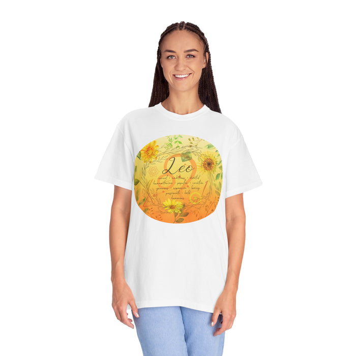 Leo Unisex Garment-Dyed T-shirt