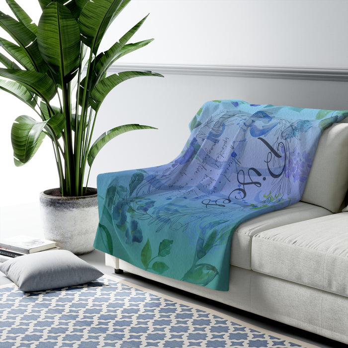 Pisces Sherpa Fleece Blanket