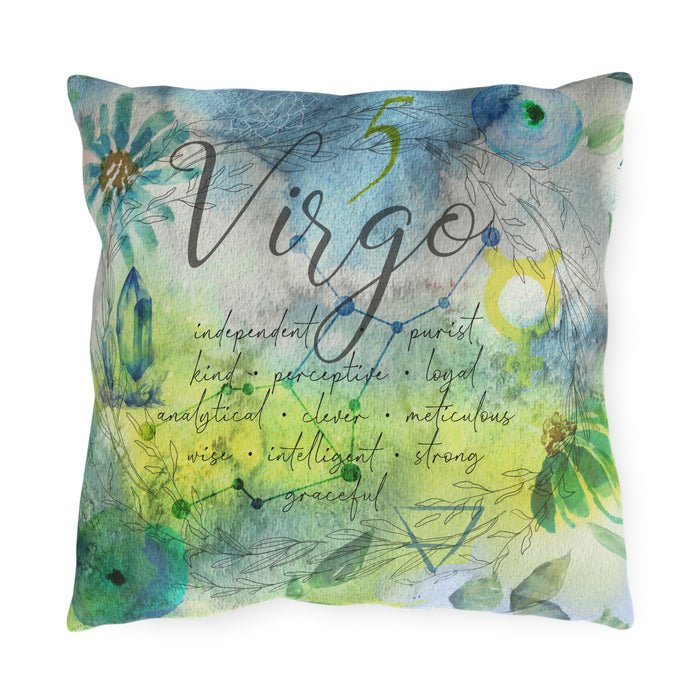 Virgo Outdoor Pillows