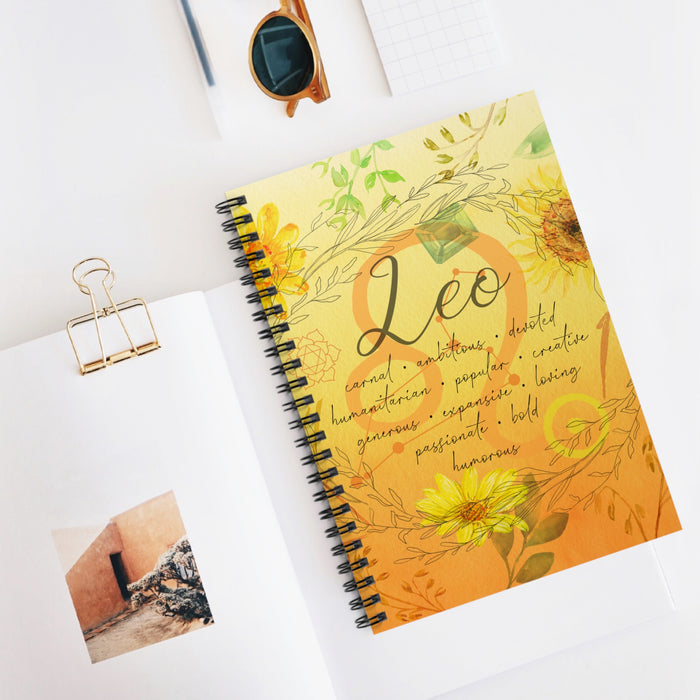 Leo Spiral Notebook - Ruled Line