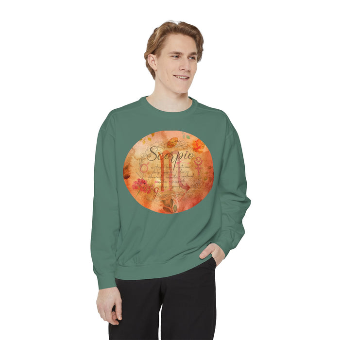 Scorpio Unisex Garment-Dyed Sweatshirt