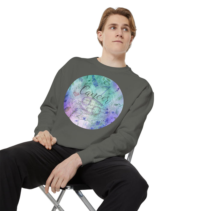 Cancer Unisex Garment-Dyed Sweatshirt