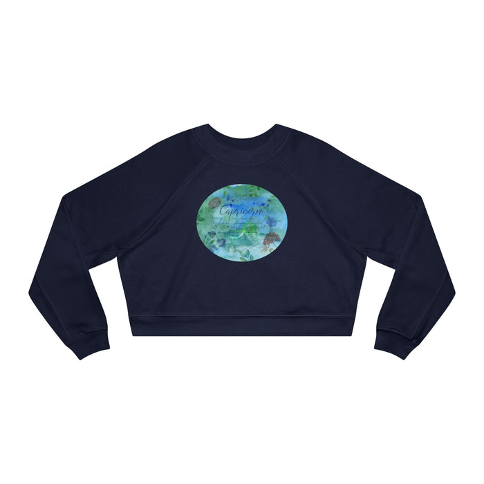 Capricorn Women's Cropped Fleece Pullover
