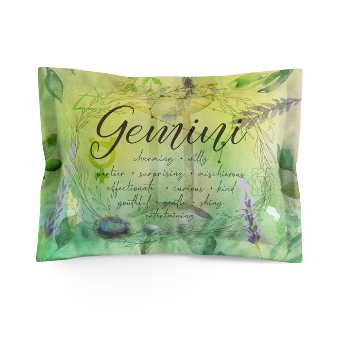 Gemini Microfiber Pillow Sham