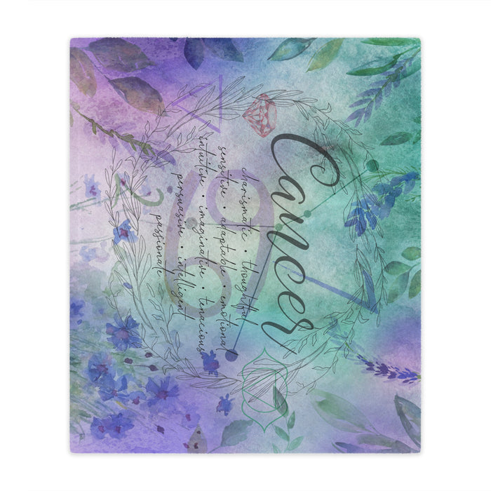 Cancer Microfiber Blanket