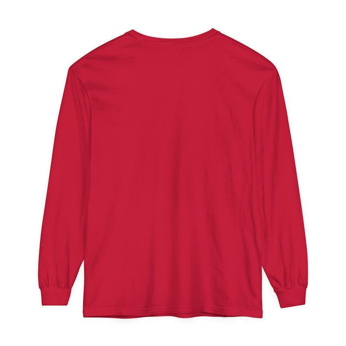 Leo Unisex Garment-dyed Long Sleeve T-Shirt