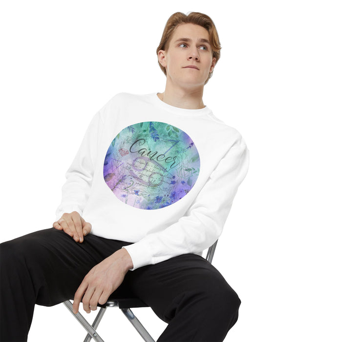 Cancer Unisex Garment-Dyed Sweatshirt