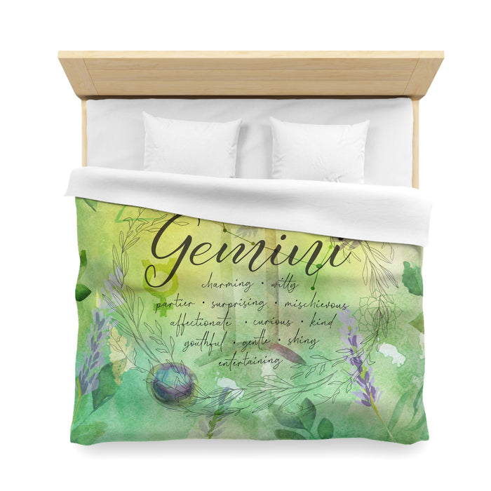Gemini Microfiber Duvet Cover