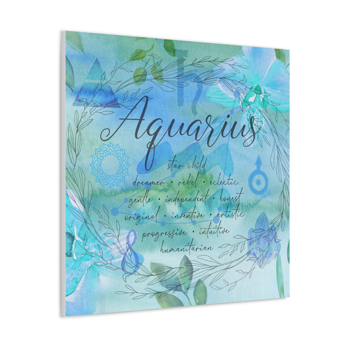 Aquarius Canvas Gallery Wraps
