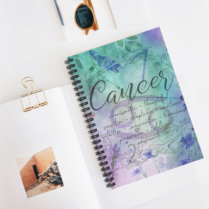 Cancer Spiral Notebook - Ruled Line