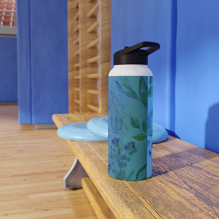 Pisces Stainless Steel Water Bottle, Standard Lid