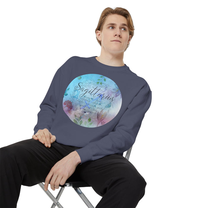 Sagittarius Unisex Garment-Dyed Sweatshirt