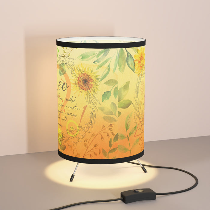 Leo Tripod Lamp with High-Res Printed Shade, US\CA plug