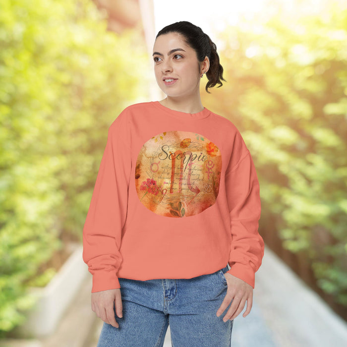 Scorpio Unisex Garment-Dyed Sweatshirt