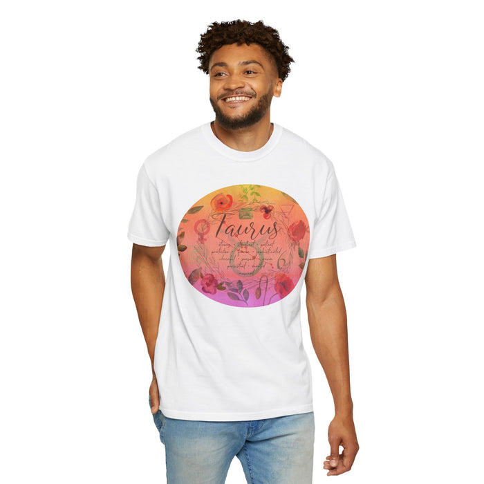 Taurus Unisex Garment-Dyed T-shirt