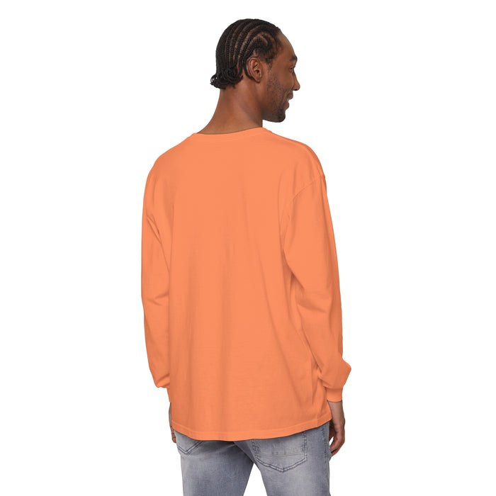 Leo Unisex Garment-dyed Long Sleeve T-Shirt
