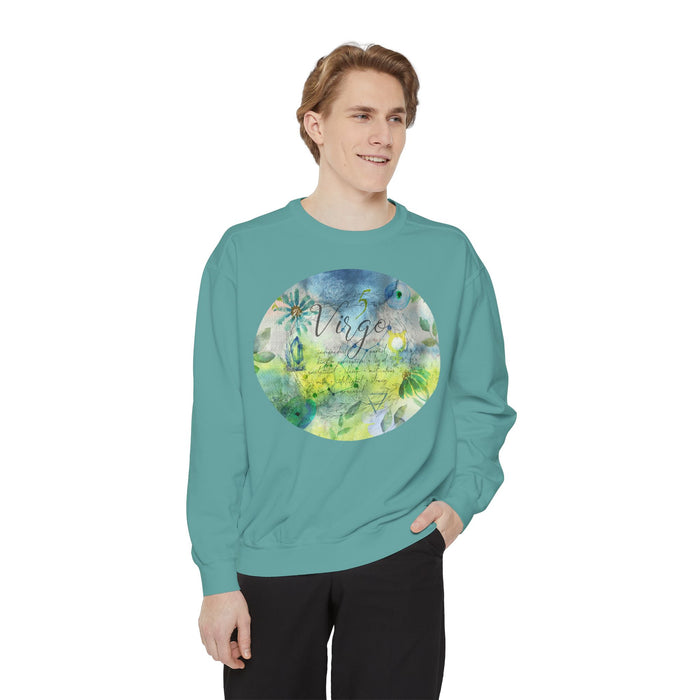 Virgo Unisex Garment-Dyed Sweatshirt