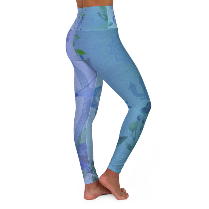 Pisces High Waisted Yoga Leggings (AOP)