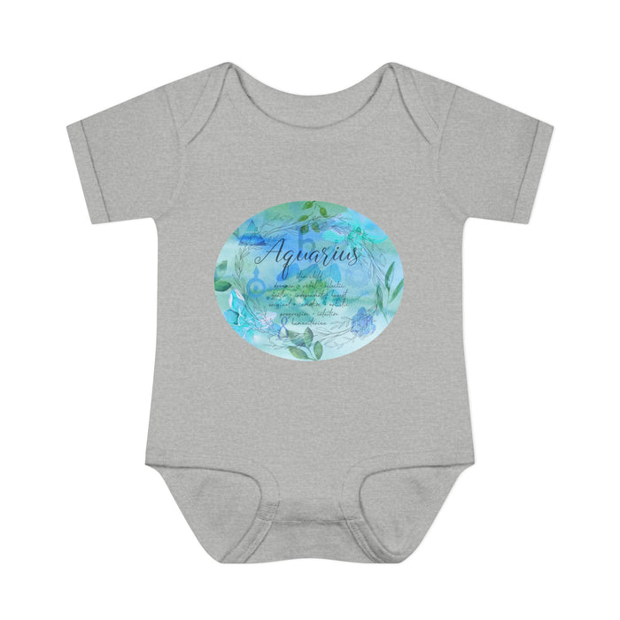 Aquarius Infant Baby Rib Bodysuit