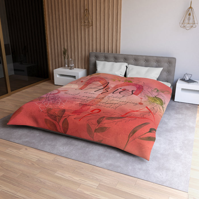 Aries Microfiber Duvet Cover