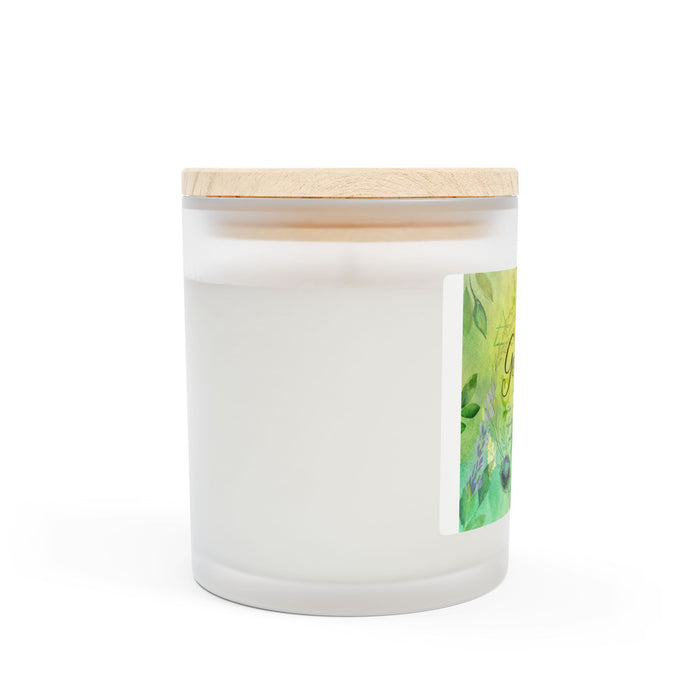 Gemini Frosted Glass Candle, 11oz