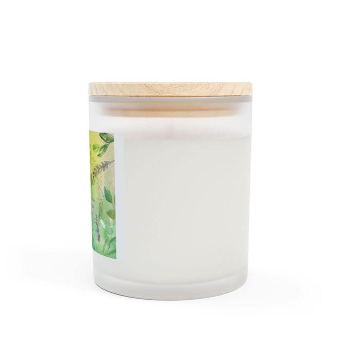 Gemini Frosted Glass Candle, 11oz
