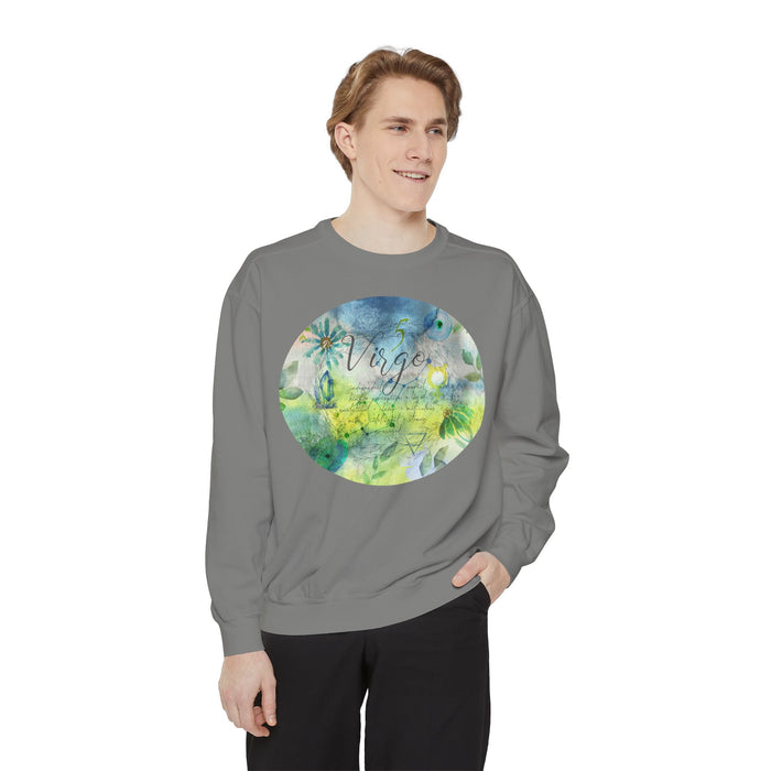 Virgo Unisex Garment-Dyed Sweatshirt