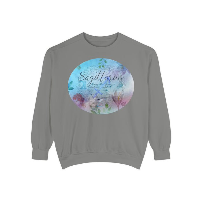Sagittarius Unisex Garment-Dyed Sweatshirt