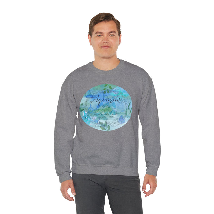 Aquarius Unisex Heavy Blend™ Crewneck Sweatshirt