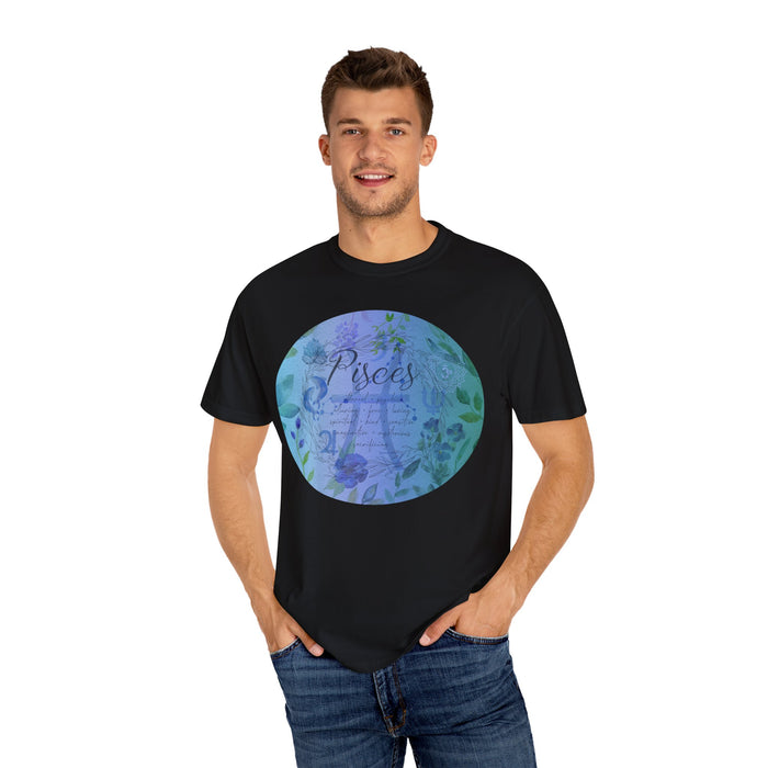 Pisces Unisex Garment-Dyed T-shirt