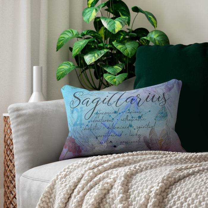 Sagittarius Spun Polyester Lumbar Pillow