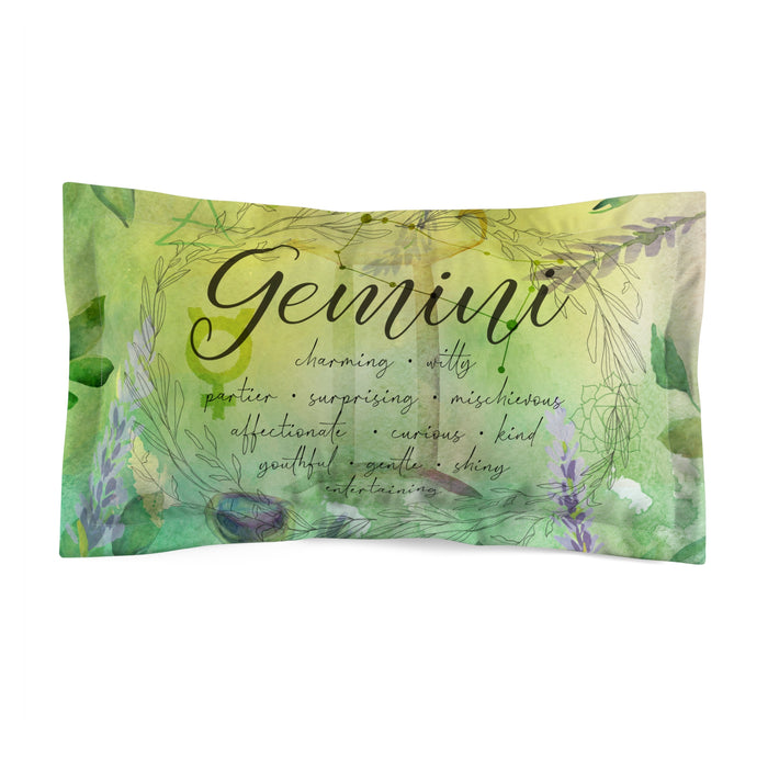 Gemini Microfiber Pillow Sham
