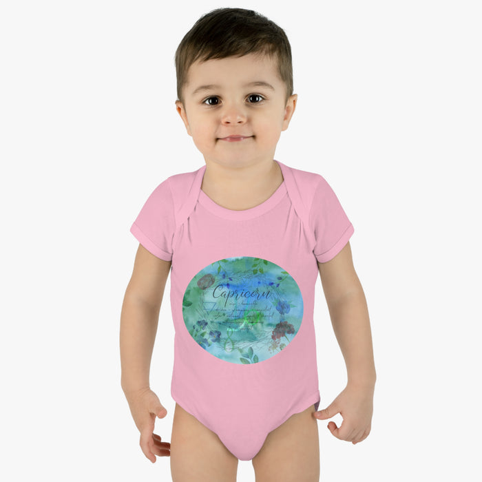 Capricorn Infant Baby Rib Bodysuit