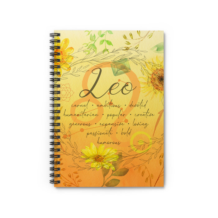Leo Spiral Notebook - Ruled Line