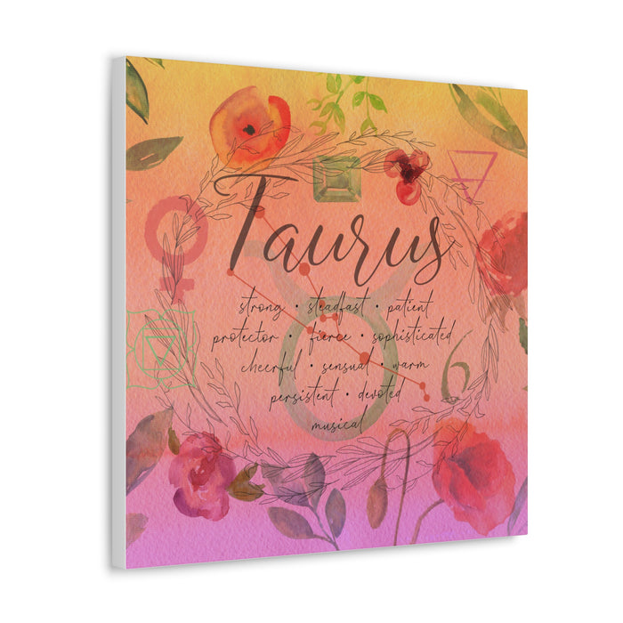 Taurus Canvas Gallery Wraps