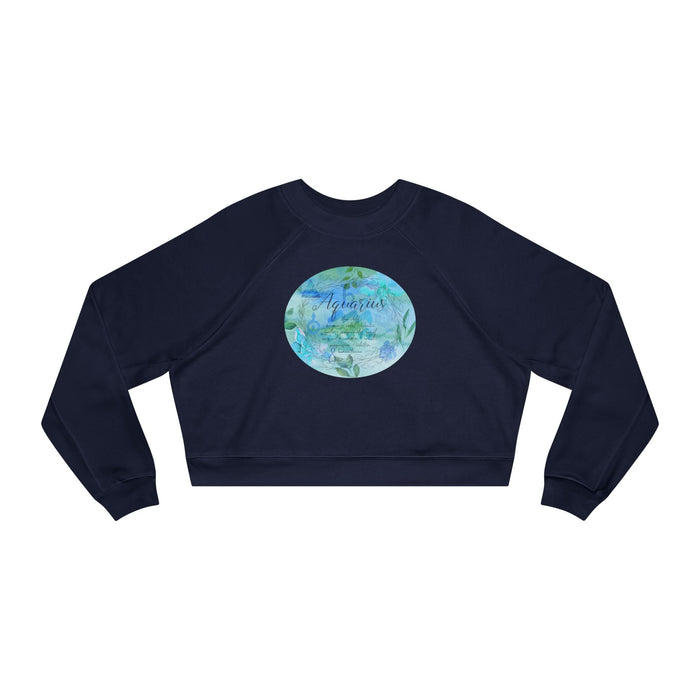 Aquarius Women's Cropped Fleece Pullover